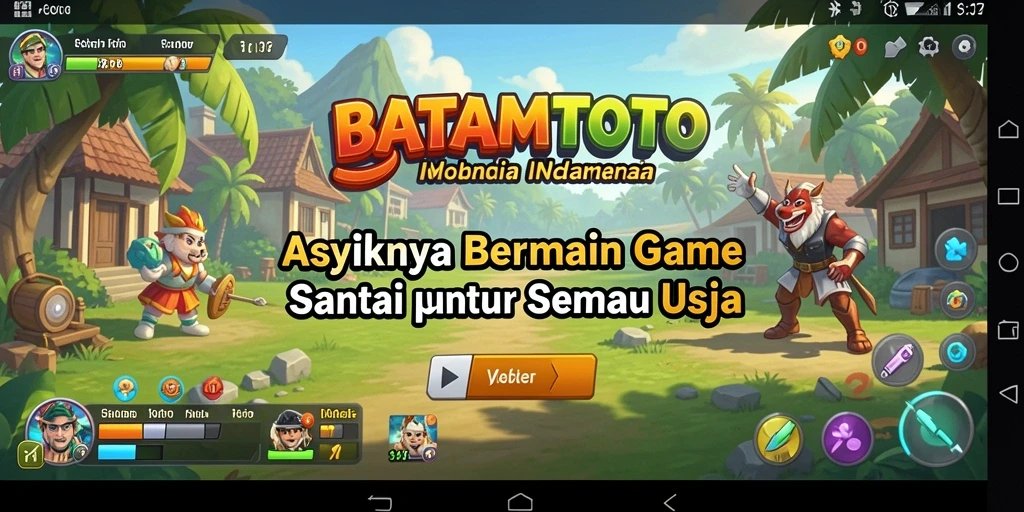 Tangkapan layar BATAMTOTO yang menampilkan gameplay santai dan seru.