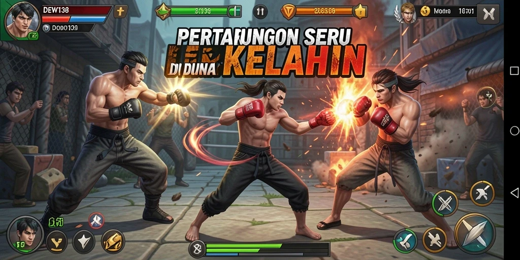 Gameplay DEWI138 yang penuh aksi dan karakter menarik.
