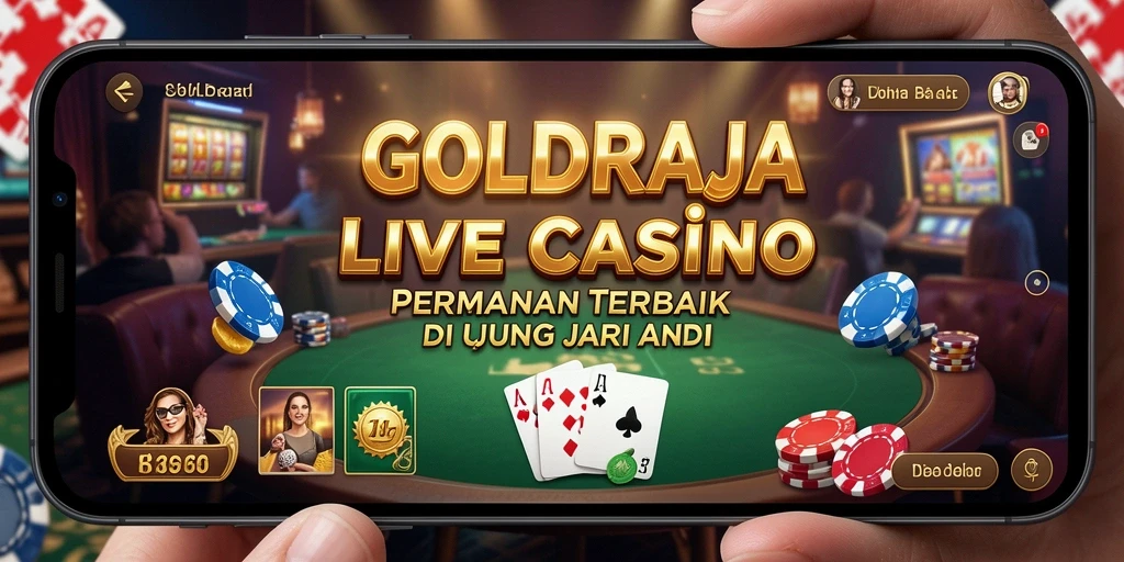 Gameplay GOLDRAJA yang seru dan interaktif di Live Casino.