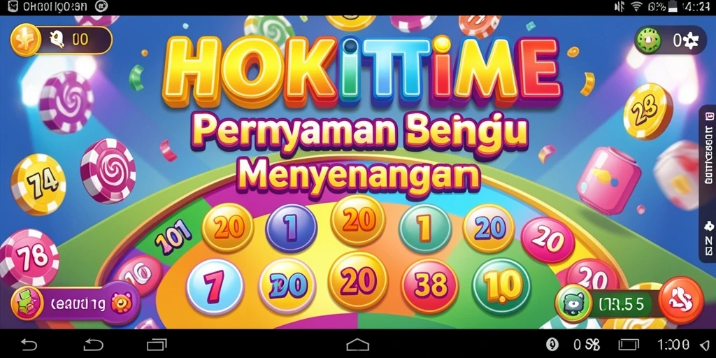 Screenshot permainan HOKITIME menampilkan keseruan permainan Bingo.