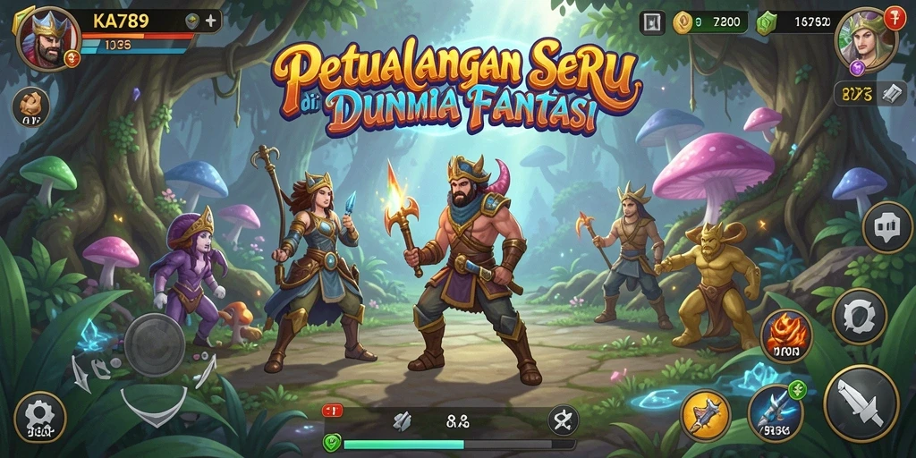 Tampilan gameplay seru petualangan KA789 yang menakjubkan.