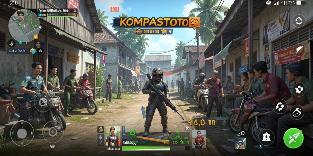Tampilan antarmuka sederhana dan intuitif dari KOMPASTOTO.
