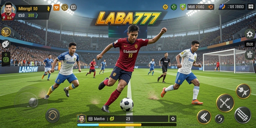 Gambaran gameplay LABA777 yang menampilkan keseruan olahraga.