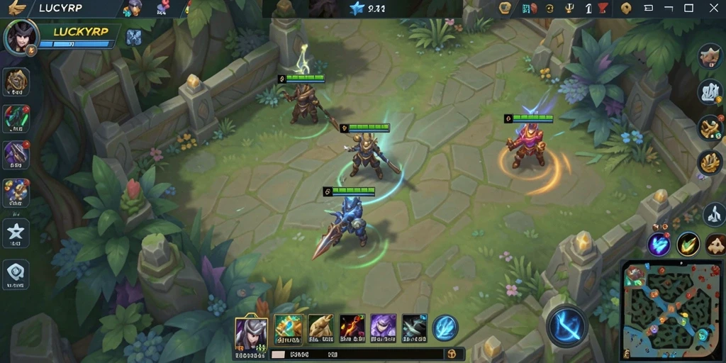 Screenshot gameplay LUCKYRP yang seru dan penuh aksi.