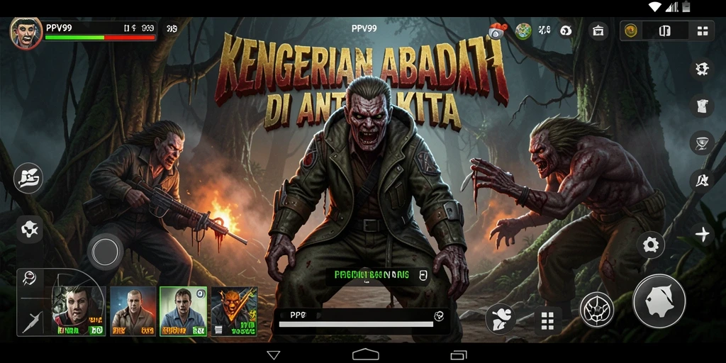 Gameplay PPV99 menampilkan suasana Horror yang menegangkan.