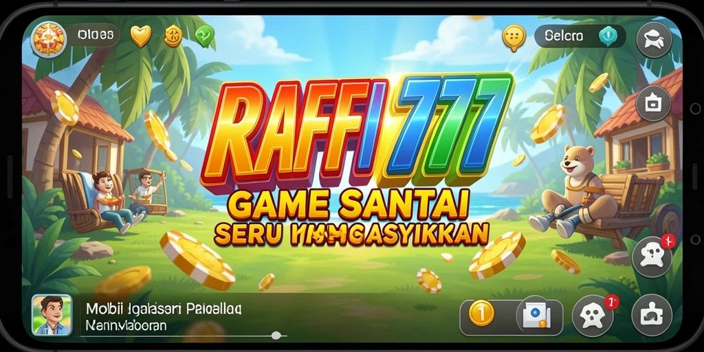 Screenshot menampilkan gameplay santai dan seru dari RAFFI777.