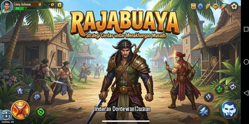 Tampilan menarik dari gameplay strategis RAJABUAYA yang penuh aksi.